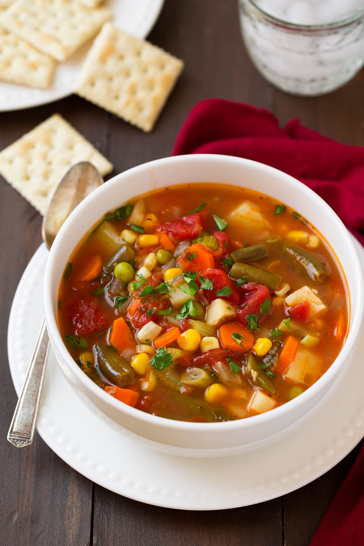 Zeleninová polévka minestrone