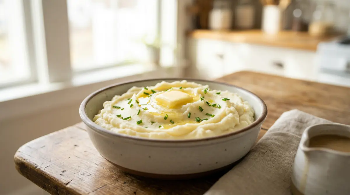 Bramborová kaše - krémová a nadýchaná