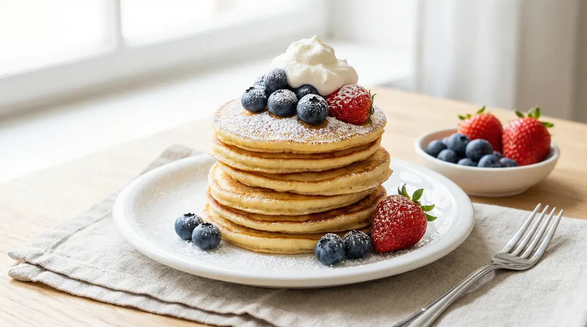 Lívance - nadýchané české lívance s marmeládou