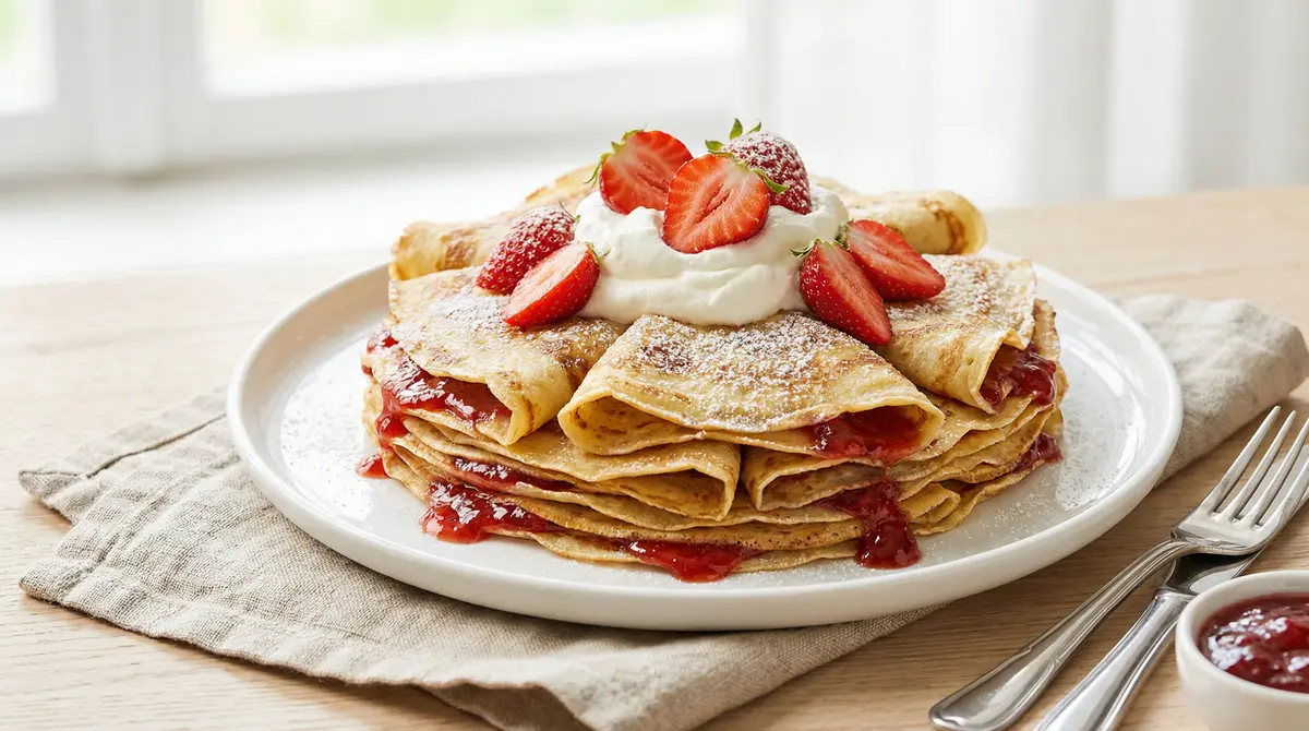 Palačinky - nejlepší recept na tenké české palačinky
